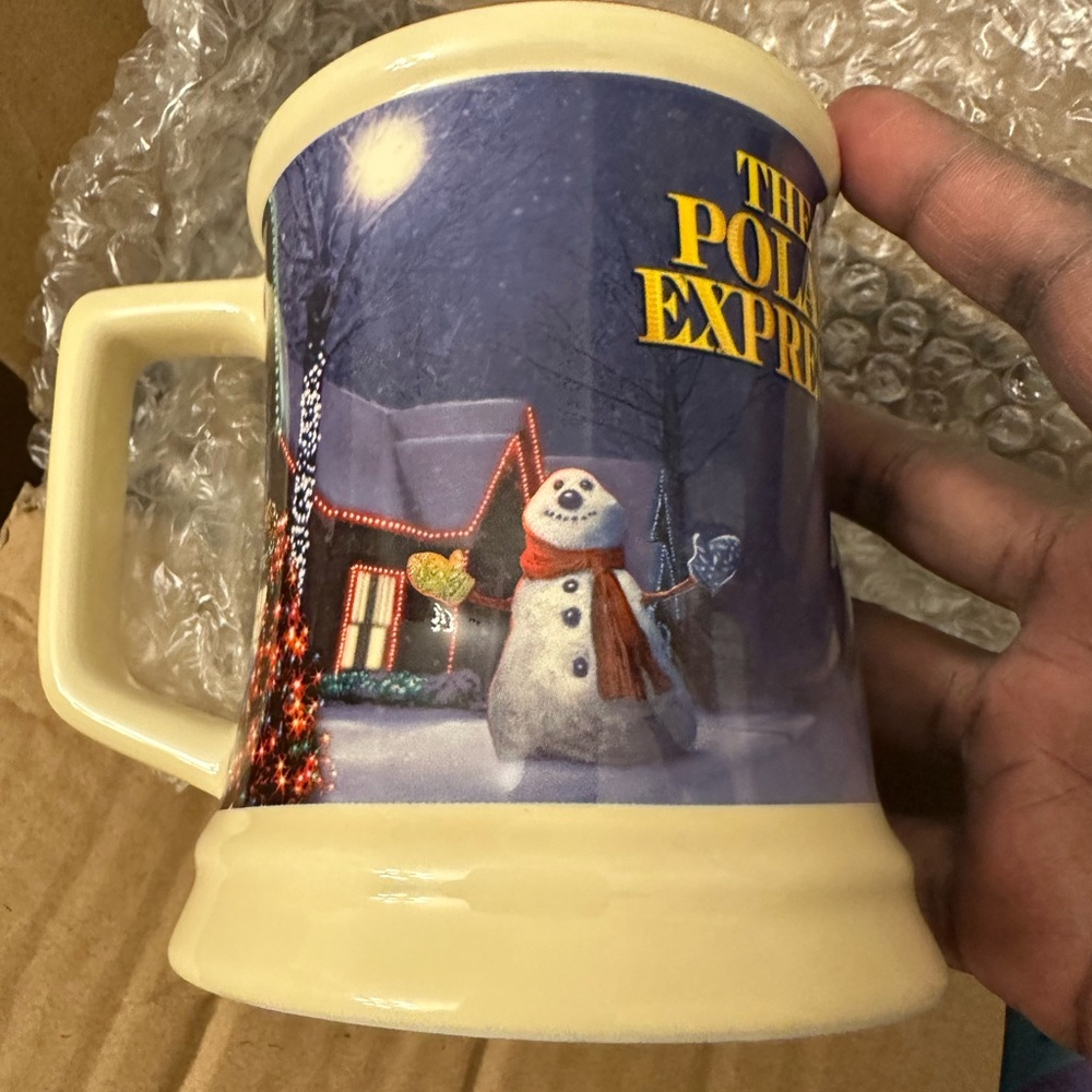 4 Polar Express Ceramic Mugs